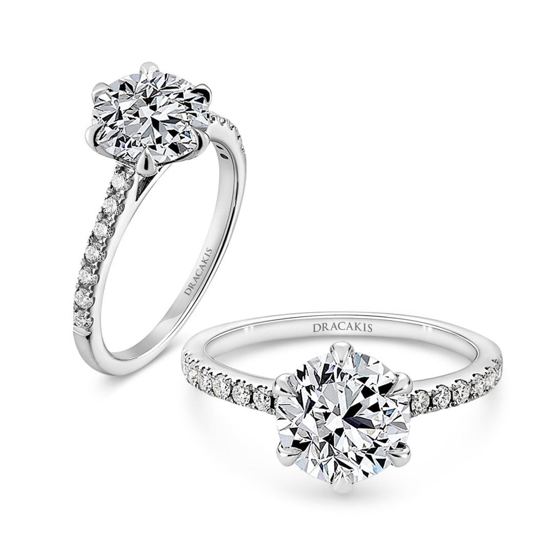 Diamond Band Engagement Rings - Dracakis Jewellers